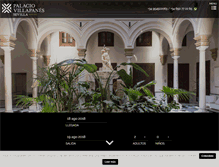 Tablet Screenshot of palaciovillapanes.com
